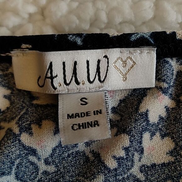 Floral summer dress blue and white - Picture 10 of 16